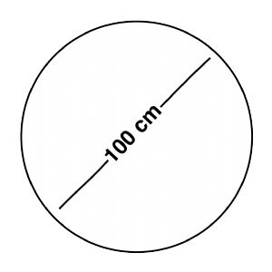 Diametro 100 cm