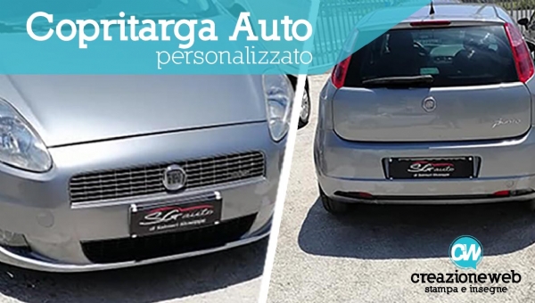 Copri Targa Auto Personalizzati