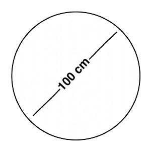Diametro 100 cm
